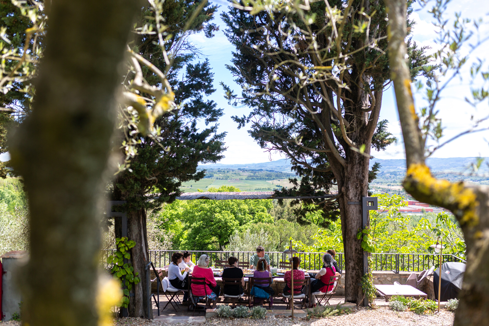 Lunch in Tuscany